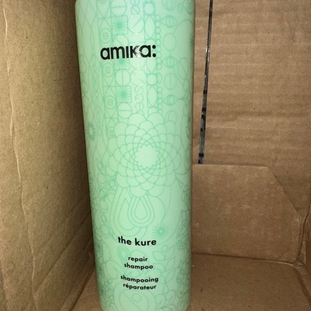 Amika The Kure‎ Bond Repair Shampoo 1L Salon Size Damaged Hair Treatment care